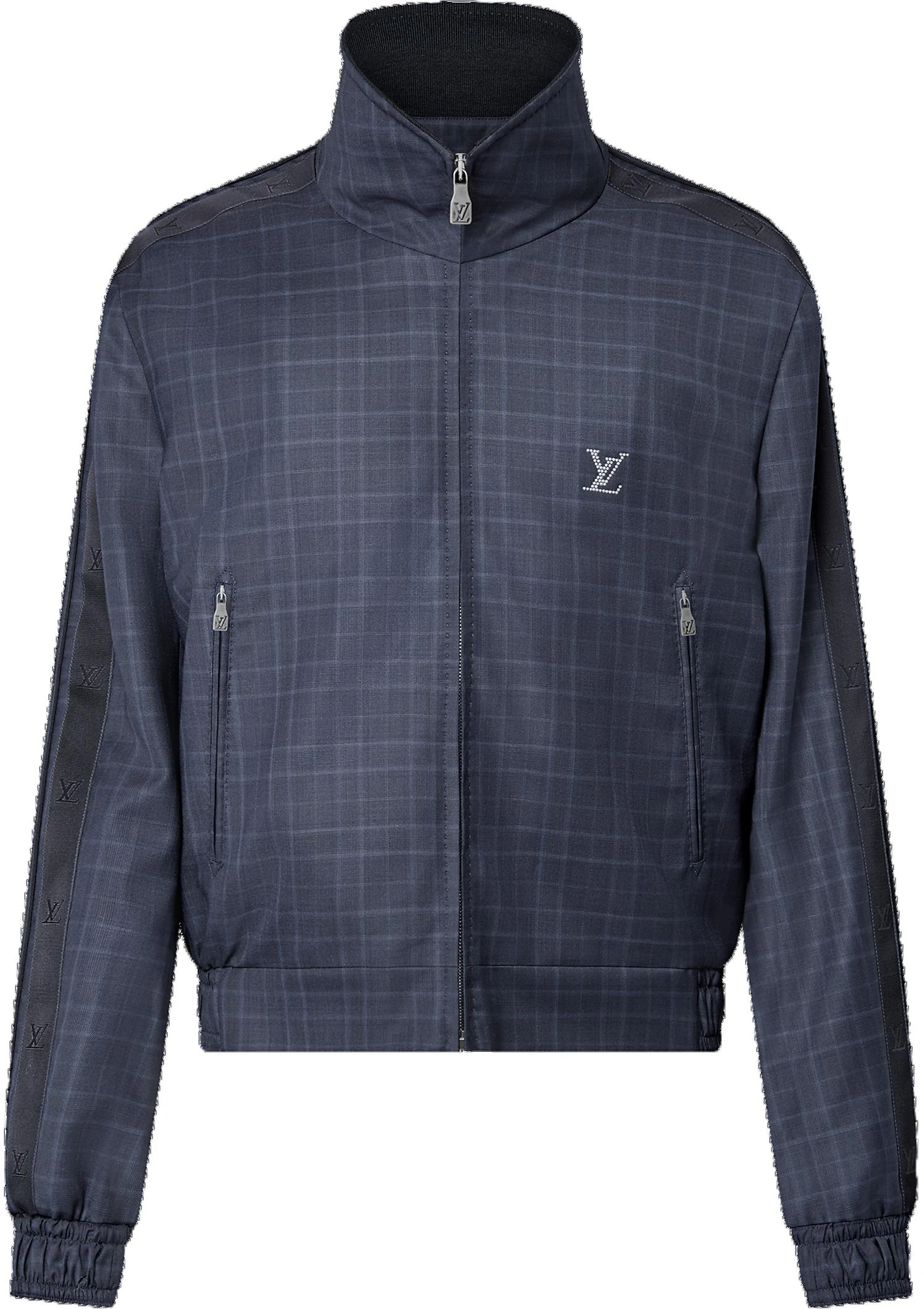 louis-vuitton-checkered-studded-logo-long-sleeve-jacket-navy-blue-1-agmqy