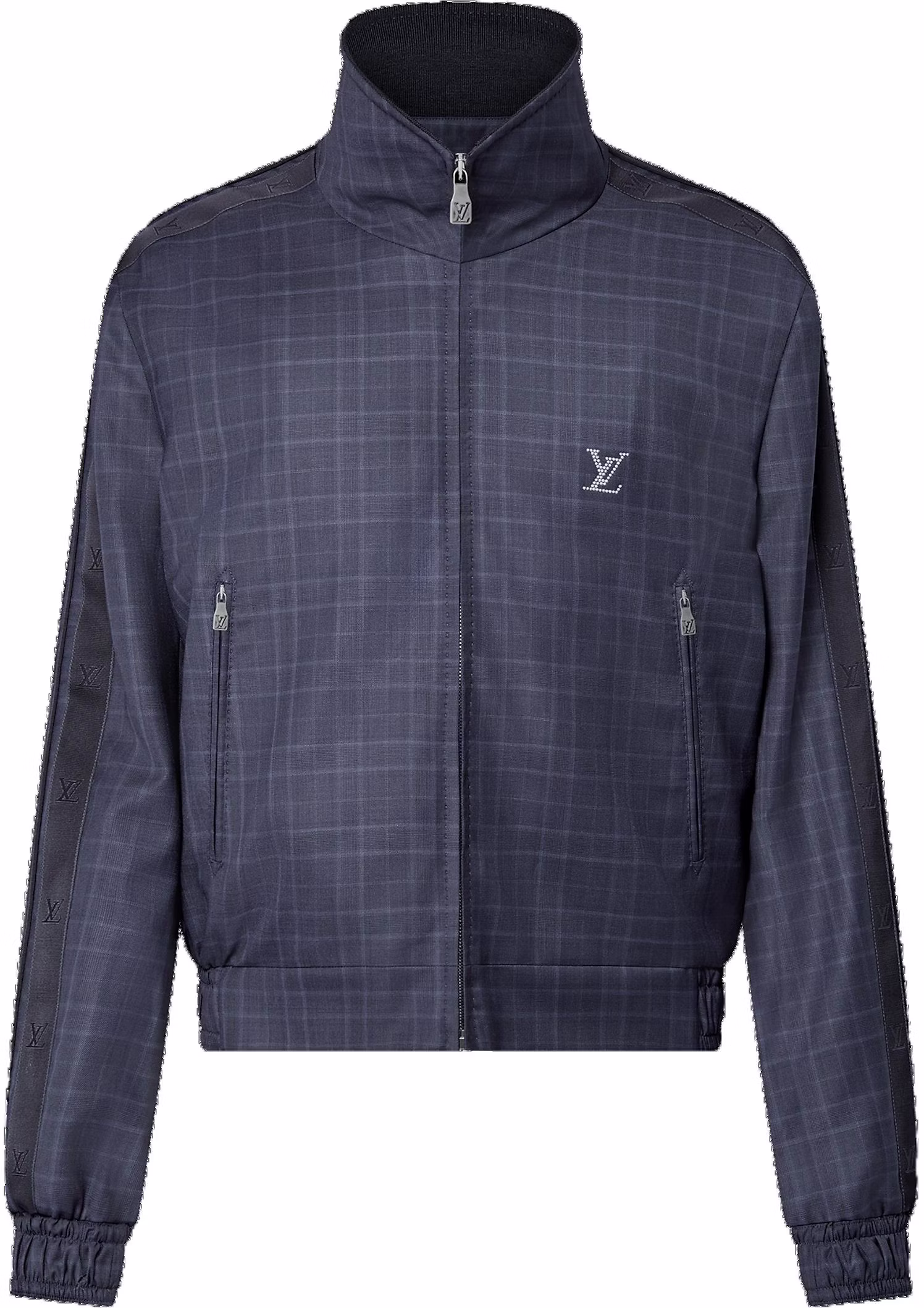 louis-vuitton-checkered-studded-logo-long-sleeve-jacket-navy-blue-1-agmqv