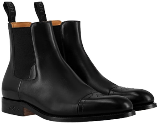 Louis Vuitton Chelsea Ankle Boots 'Black' 1AC031 Order Louis Vuitton Chelsea Ankle Boots 'Black' 1AC031