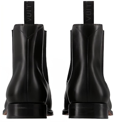 Louis Vuitton Chelsea Ankle Boots 'Black' 1AC031 Lookbook Louis Vuitton Chelsea Ankle Boots 'Black' 1AC031
