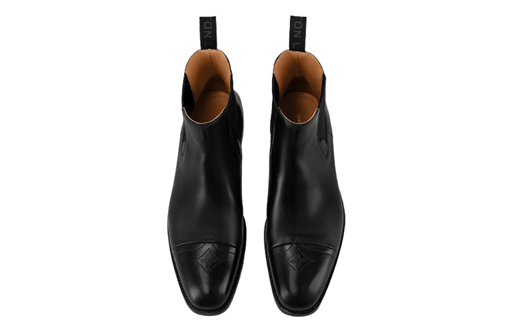 Shop Botas Chelsea de Tobillo Louis Vuitton 'Negro' 1AC031