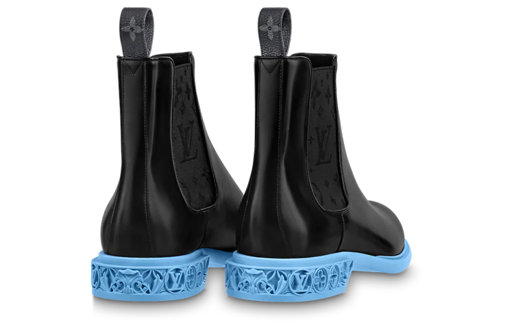 Shop Louis Vuitton Chelsea Boot 'Kulit Anak Sapi Hitam' 1AA5MA