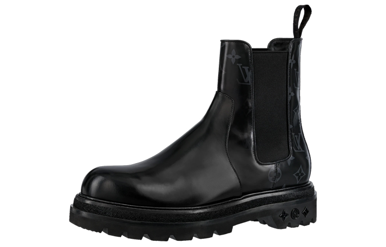 Louis Vuitton Chelsea Boot 'Black Ice Graphite' 1A8JDM