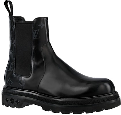 Louis Vuitton Chelsea Boot 'Black Ice Graphite' 1A8JDM Order Louis Vuitton Chelsea Boot 'Black Ice Graphite' 1A8JDM