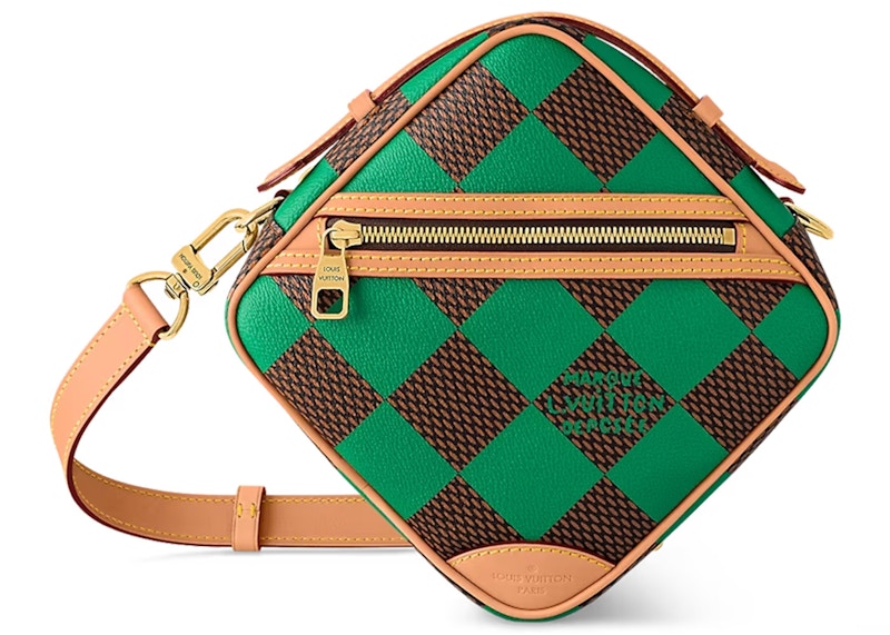 Louis Vuitton Chess Messenger Bag Damier Pop Green