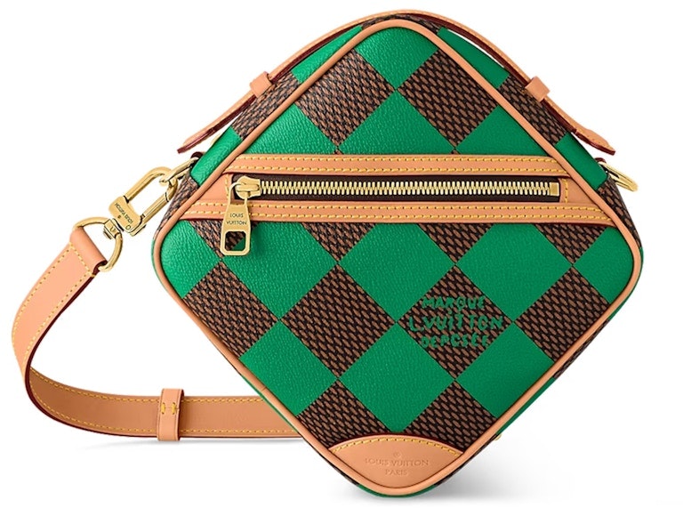 Louis Vuitton Chess Messenger Bag Damier Pop Green Novelship