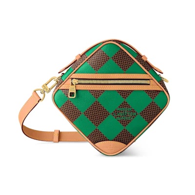 Louis Vuitton Chess Messenger Bag Damier Pop Green