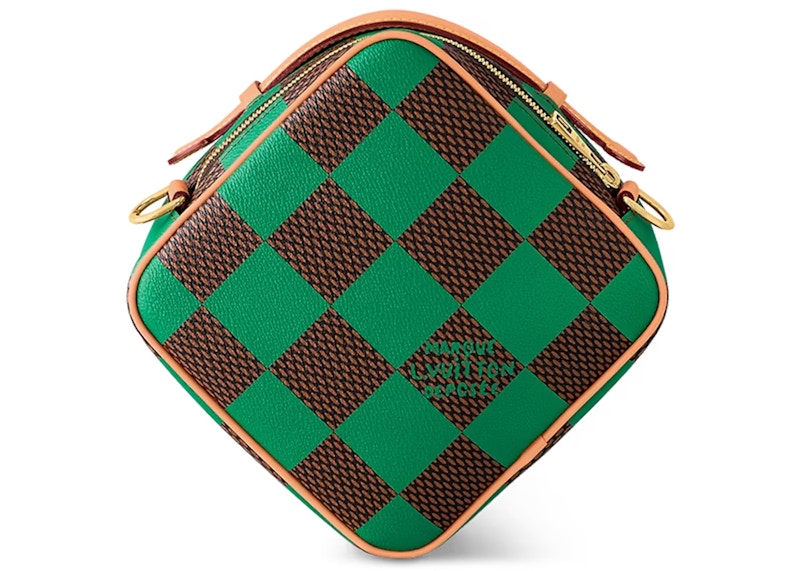 Order 路易威登棋盤格綠色斜挎包