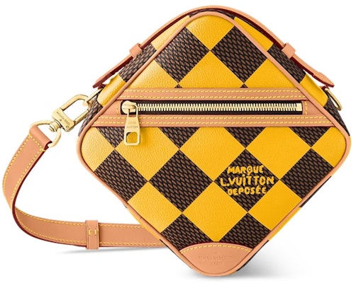 Louis Vuitton Chess Messenger Bag Damier Pop Jaune Mat Buy Louis Vuitton Chess Messenger Bag Damier Pop Jaune Mat