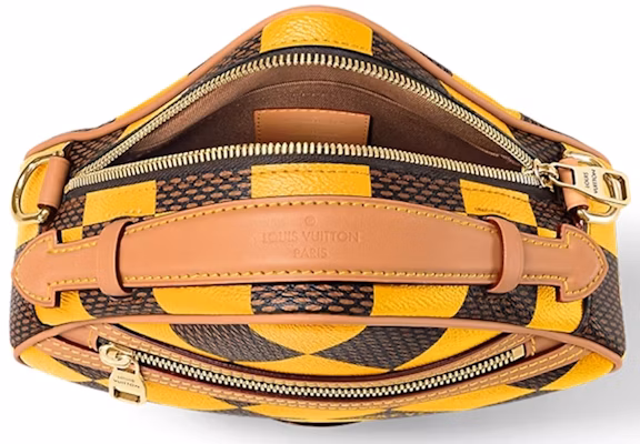 Louis Vuitton Chess Messenger Bag Damier Pop Jaune Mat Lookbook Louis Vuitton Chess Messenger Bag Damier Pop Jaune Mat