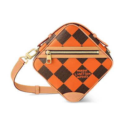 Louis Vuitton Chess Messenger Bag Damier Pop Orange