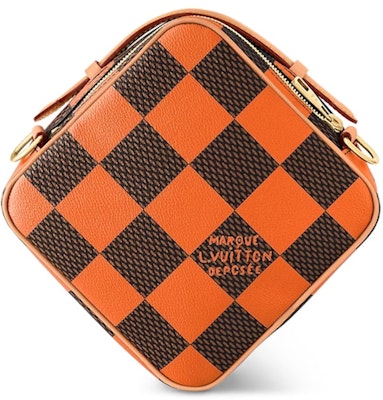 Louis Vuitton Chess Messenger Bag Damier Pop Orange Order Louis Vuitton Chess Messenger Bag Damier Pop Orange