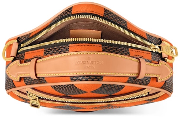 Louis Vuitton Chess Messenger Bag Damier Pop Orange Lookbook Louis Vuitton Chess Messenger Bag Damier Pop Orange