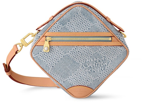 Louis Vuitton Chess Messenger Damier Denim 3D Blue Denim Buy Louis Vuitton Chess Messenger Damier Denim 3D Blue Denim