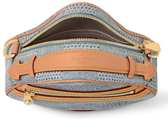Louis Vuitton Chess Messenger Damier Denim 3D Blue Denim Lookbook Louis Vuitton Chess Messenger Damier Denim 3D Blue Denim