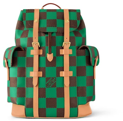 Louis Vuitton Christopher MM Backpack Damier Pop Green Buy Louis Vuitton Christopher MM Backpack Damier Pop Green