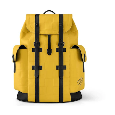 Louis Vuitton Christopher MM Damier Scuba Yellow