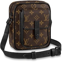 Louis Vuitton Christopher Wearable Wallet Monogram Macassar Brown/Black Louis Vuitton Christopher Wearable Wallet Monogram Macassar Brown/Black