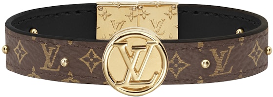 LOUIS VUITTON Circle Reversible Bracelet Black M6173 LOUIS VUITTON Circle Reversible Bracelet Black M6173