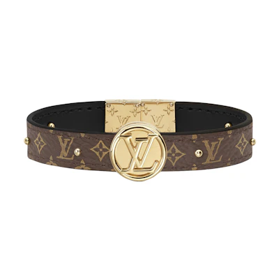 LOUIS VUITTON Circle Reversible Bracelet Black M6173