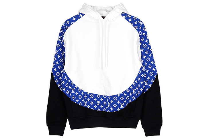 Louis Vuitton Circular Cut Logo Sweatshirt White Mens 1A5ZSN