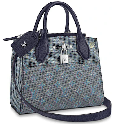 路易威登Monogram亮蓝色迷你City Steamer手袋 Buy 路易威登Monogram亮蓝色迷你City Steamer手袋