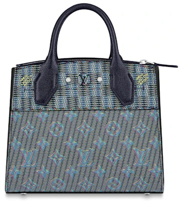 路易威登Monogram亮蓝色迷你City Steamer手袋 Order 路易威登Monogram亮蓝色迷你City Steamer手袋