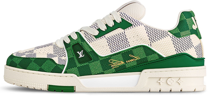 路易威登经典舒适系带低帮运动鞋‘白绿’ 1AC58B Buy 路易威登经典舒适系带低帮运动鞋‘白绿’ 1AC58B