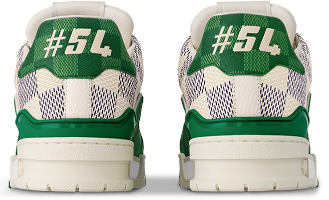 路易威登经典舒适系带低帮运动鞋‘白绿’ 1AC58B Shop 路易威登经典舒适系带低帮运动鞋‘白绿’ 1AC58B