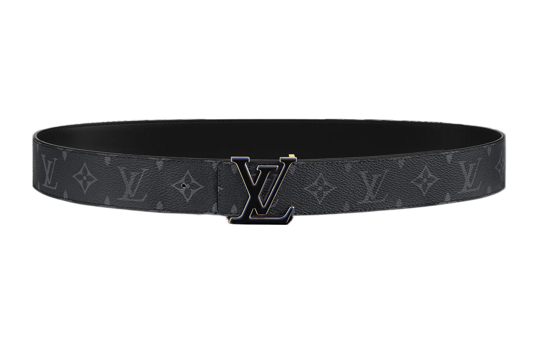 Louis Vuitton Classic Elegant Smooth Buckle Belt 4cm Wide M0341V