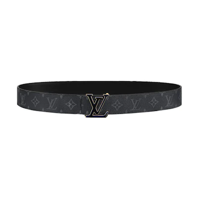 Louis Vuitton Classic Elegant Smooth Buckle Belt 4cm Wide M0341V