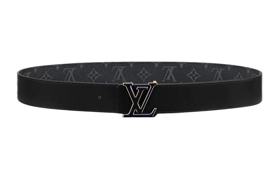 Louis Vuitton Classic Elegant Smooth Buckle Belt 4cm Wide M0341V 圖 3