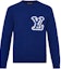 Buy LOUIS VUITTON Sweater Wool Jacquard Crewneck Biru Klasik 1A7XOI