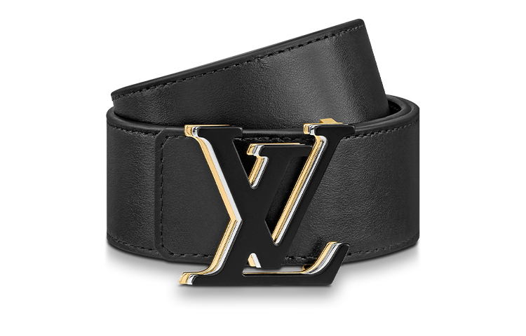 Lookbook 루이비통 클래식 가죽 벨트 블랙 4cm 폭 M0226