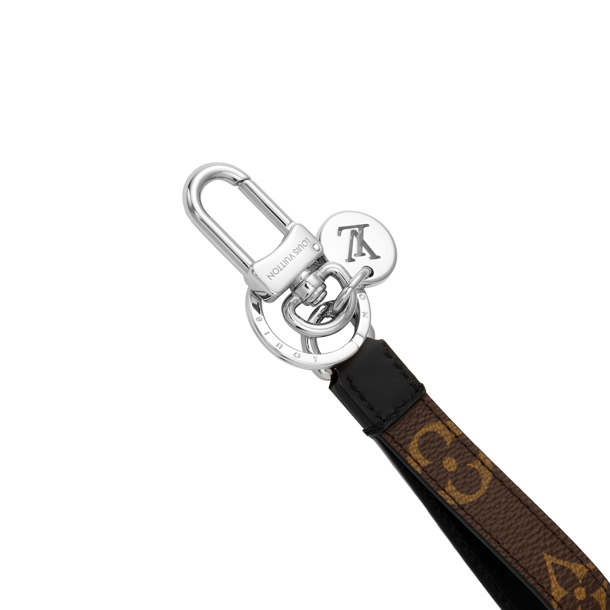 Lookbook LOUIS VUITTON Classic Leather Keychain for Men - Stylish and Minimalist Design M00853