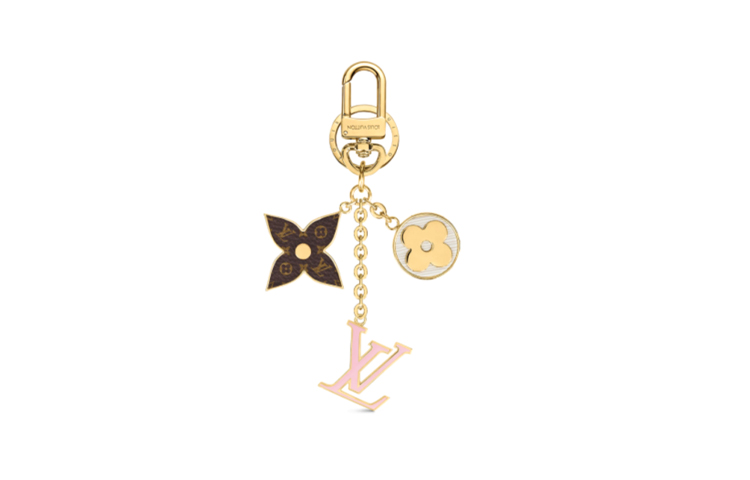LOUIS VUITTON Classic Logo Metal Canvas Keychain Unisex Accessory. M69008 圖 2