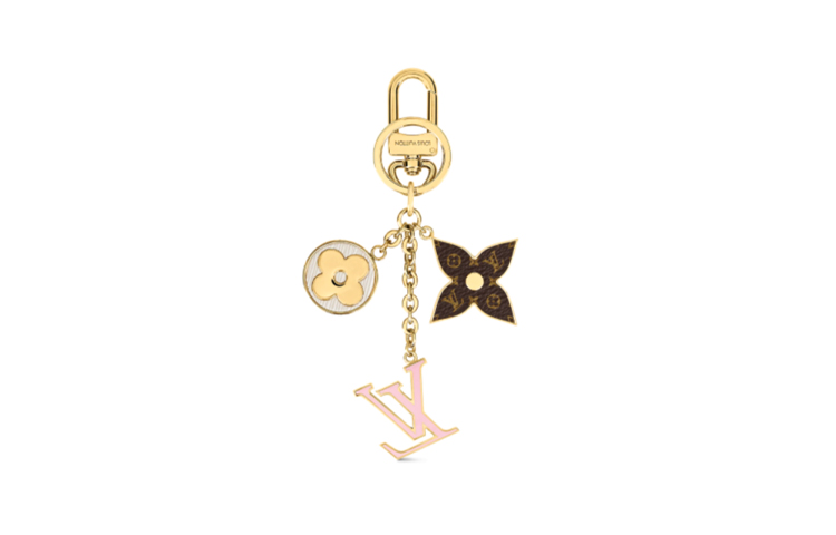 LOUIS VUITTON Classic Logo Metal Canvas Keychain Unisex Accessory. M69008 圖 3