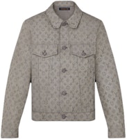 Louis Vuitton Classic Monogram Denim Jacket Brown 1A8FH0 Louis Vuitton Classic Monogram Denim Jacket Brown 1A8FH0