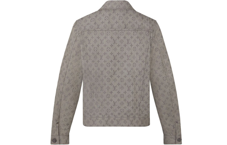 Lookbook Louis Vuitton Jaket Denim Monogram Klasik Coklat 1A8FH0