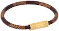 Buy LOUIS VUITTON Gelang Logam Monogram Klasik Unisex Desain Pasangan Coklat M8137