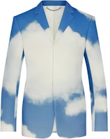LOUIS VUITTON Cloud Embossed Single-Breasted Long Sleeve Blazer Blue Men. 1A8ALJ LOUIS VUITTON Cloud Embossed Single-Breasted Long Sleeve Blazer Blue Men. 1A8ALJ