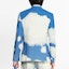 Shop LOUIS VUITTON Cloud Embossed Single-Breasted Long Sleeve Blazer Blue Men. 1A8ALJ