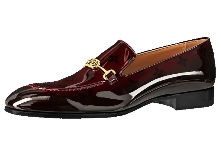 LV Club Loafer 'Burgundy Patent Leather'