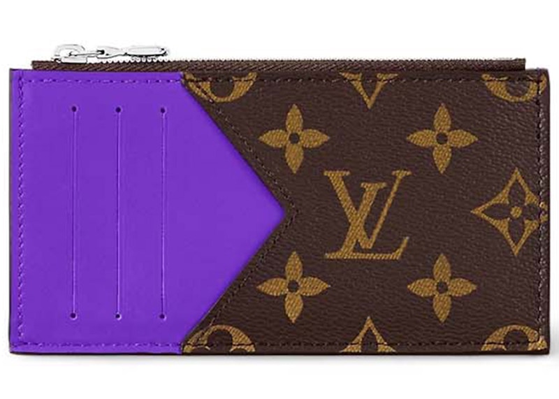 Louis Vuitton Coin Card Holder Colormania Dark Violet