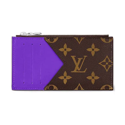 Louis Vuitton Coin Card Holder Colormania Dark Violet