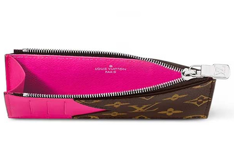 Lookbook 路易威登硬币卡包Colormania紫红色