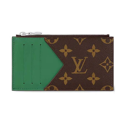 Louis Vuitton Coin Card Holder Colormania Green
