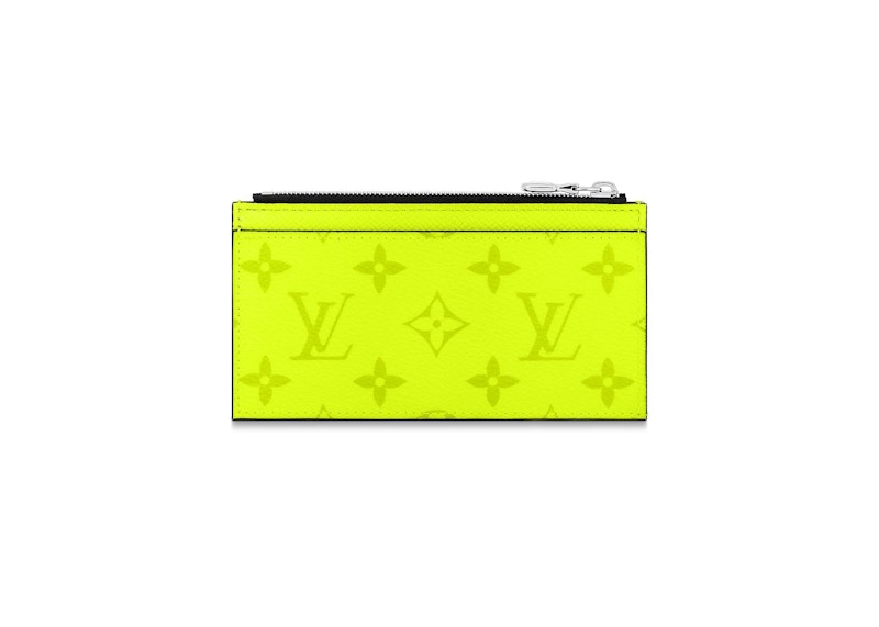 Louis Vuitton Coin Card Holder Neon Yellow 圖 2
