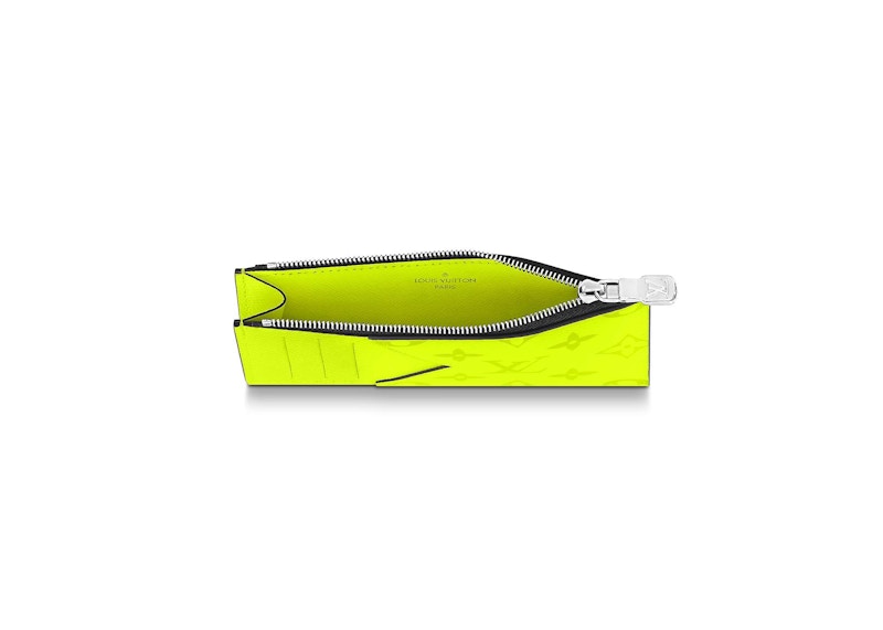 Louis Vuitton Coin Card Holder Neon Yellow 圖 3