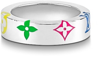 LOUIS VUITTON Colorful Metal Ring Unisex Couple Design. M0991L LOUIS VUITTON Colorful Metal Ring Unisex Couple Design. M0991L